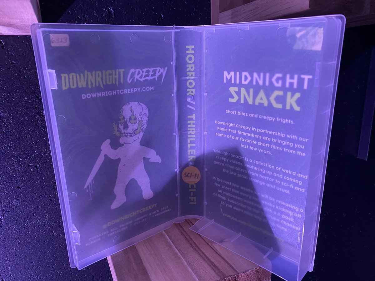 DownrightCreepy's tweet image. We will be co-hosting a @Shudder double feature of #VHS99 and #Deadstream at @armourtheater this weekend with @NightmareJunk! Some lucky attendees will win these custom VHS cases we made! Tickets now on sale for $5! 

bit.ly/3WiKmBp
