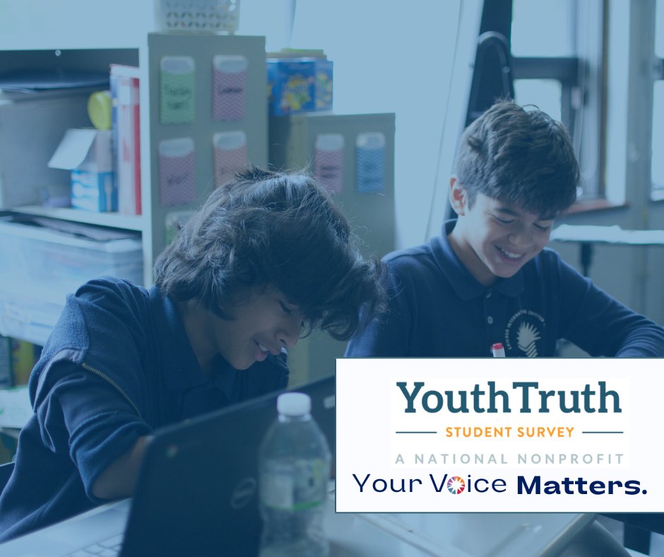 The YouthTruth Family Survey will close on Friday! Please consider completing the survey if you have not already. Your responses will guide our efforts in creating positive and joyful learning environments for all of our students.