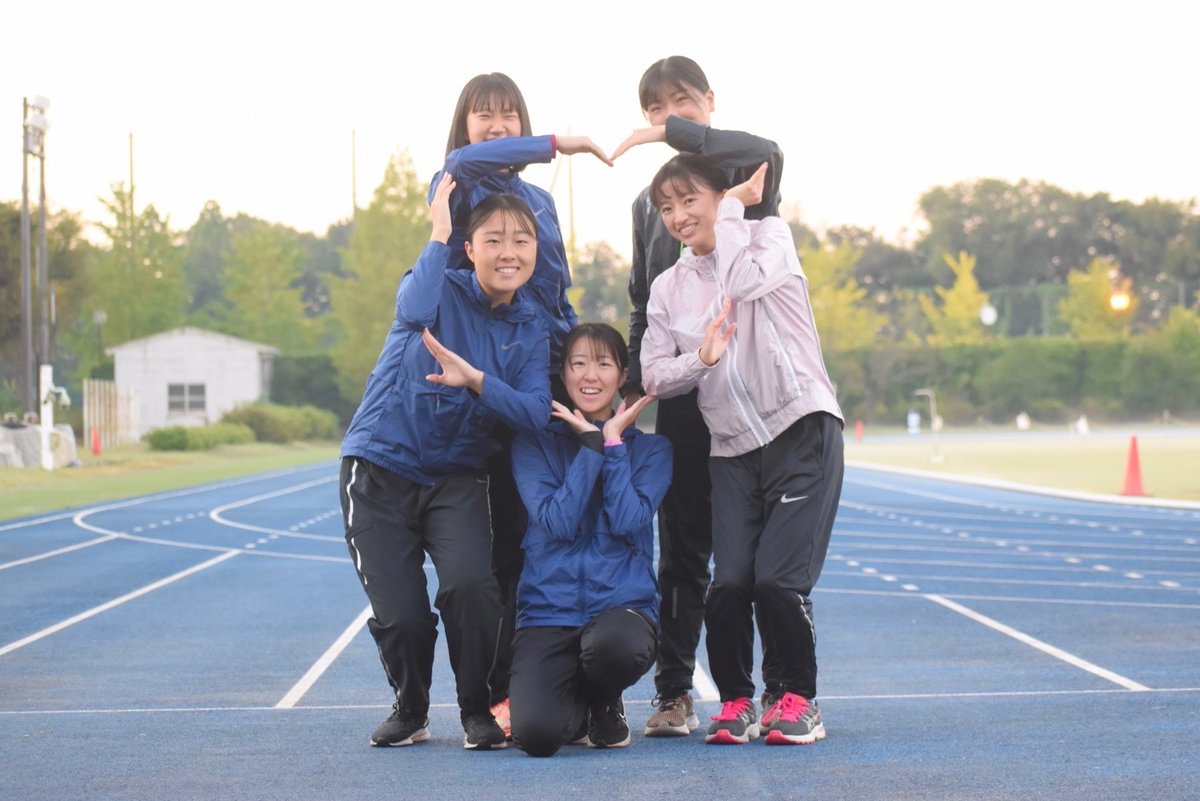 juntendo_t_f's tweet photo. 【全日本大学女子駅伝カウントダウン】
全日本大学女子駅伝まであと3日！
本日は4年生です。

「人数不足でも心は一つ♡」

※撮影時は、マスクを外しています。 https://t.co/BqdX1odxZf