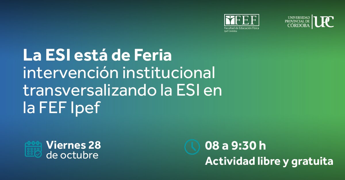 Facultad de Educación Física Ipef UPC tweet media