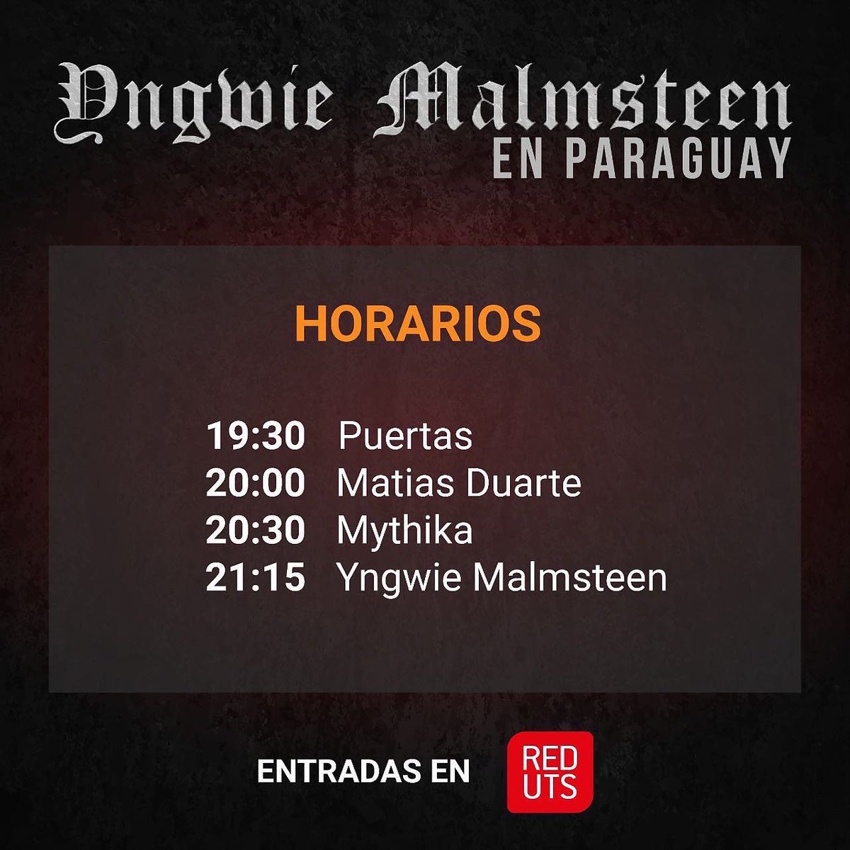 DioramaProd's tweet photo. ATENCIÓN!!!🚨🚨🚨
El evento no se suspende por lluvia! Siguen a la venta las entradas en @RedUTS_Py y en puerta en el García Lorca https://t.co/VoWG99APD6