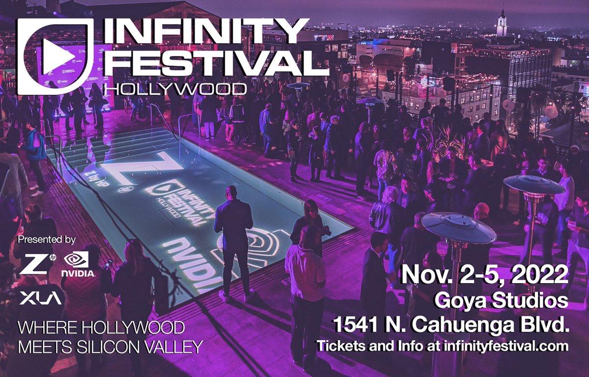 Da_VFX_Chick's tweet image. @xperienceIF continues the celebration of “Story Enabled by Technology”Nov 2-5 w/ an impressive slate of speakers, panel discussions, an exhibition hall, including a #virtualproduction workshop, a fine art gallery, a job fair and more! Info and tickets at infinityfestival.com