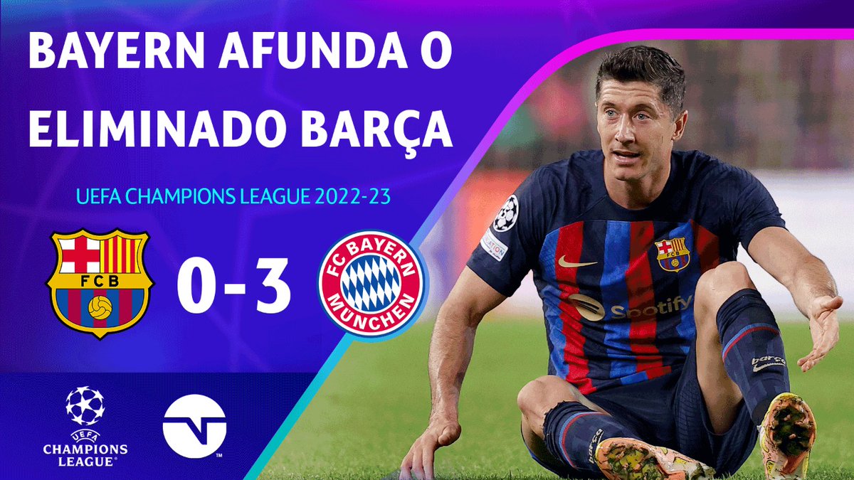 Barcelona perde para o Bayern e está eliminado da Champions League