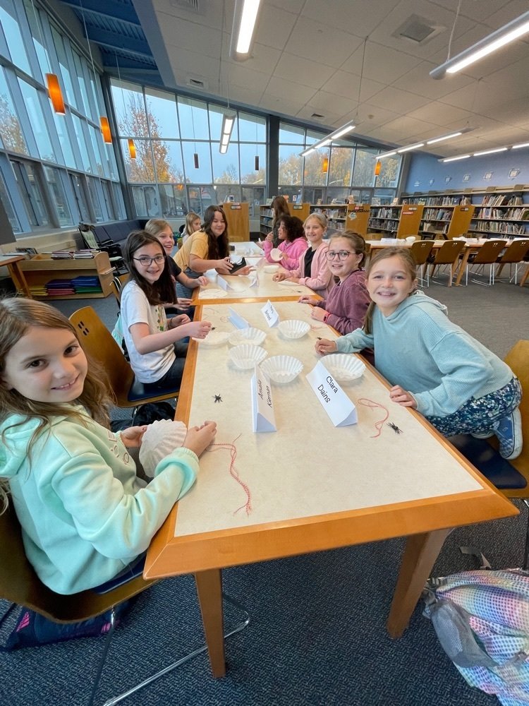 Tech Team met for the first time this year! They designed and planned parachutes!