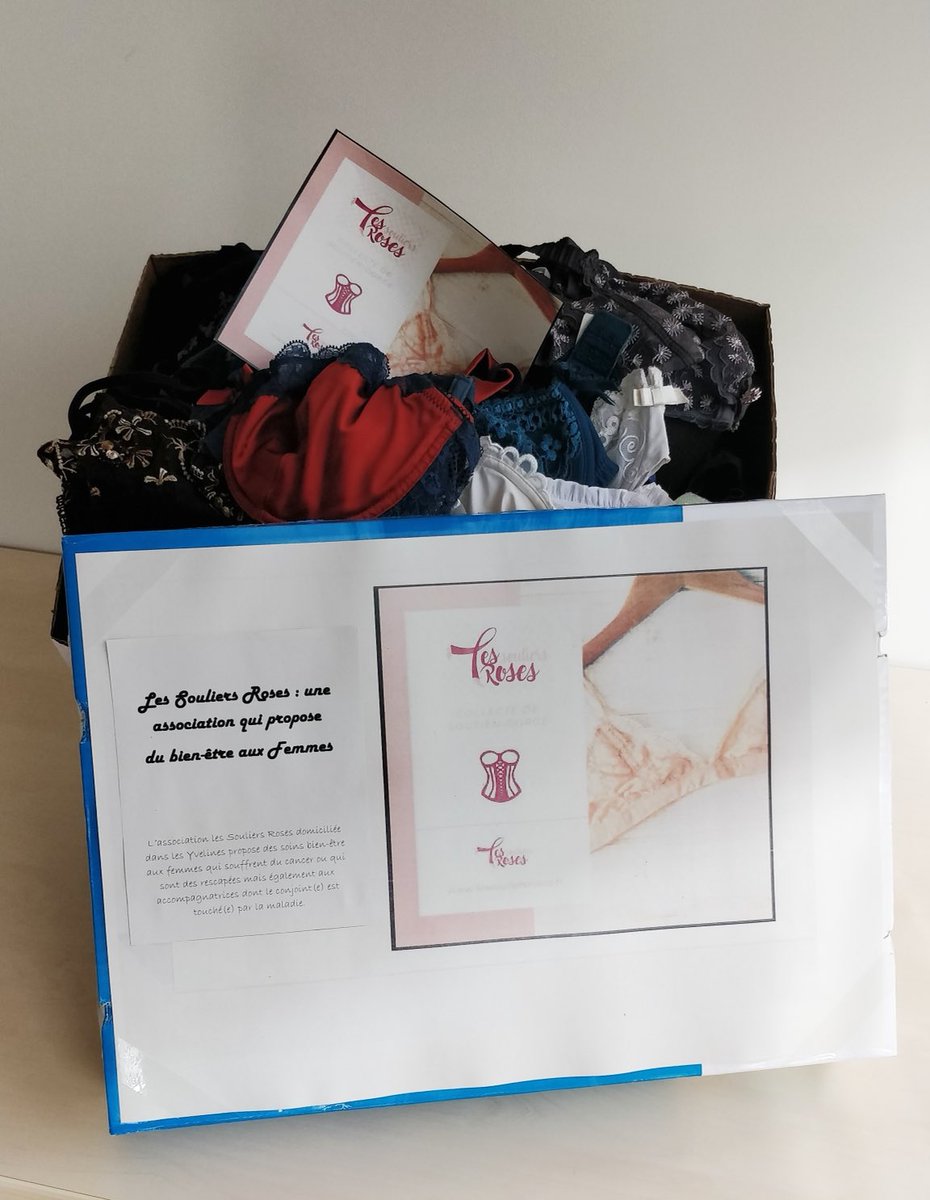 NMancadiang's tweet photo. #octobrerose . Bravo à l’équipe Pole emploi Trappes pour l’organisation d’une collecte de soutien-gorge remis à l’association Les Souliers Roses, qui propose des soins de bien-être à des femmes qui souffrent du cancer.
#solidarité#poleemploi
#TeamPEIDF https://t.co/gATM9dv27F