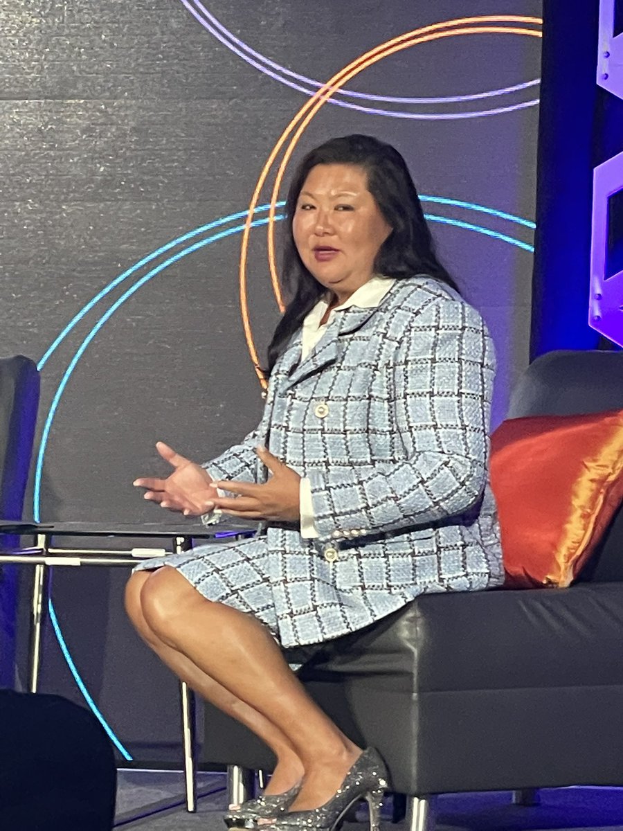 trzimmerman's tweet image. “Are we ready for the #metaverse? We’re on Zoom calls for 12 hours a day - are we gonna put something on our heads? We don’t even turn our cameras on…” truth from Andrea Chin
 #CCE2022