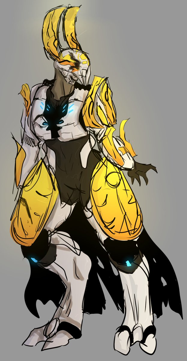 PapermintMilk's tweet image. #sangheili #sangheilioc #halo #HaloInfinite 
art by: @Sushi_cakke 
my sangheili oc Karr 'Karam a male honor guard