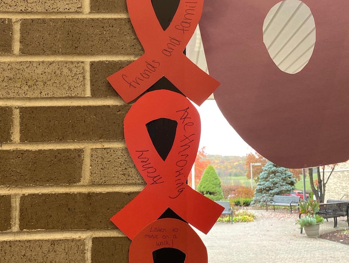 You can find Red Ribbons all around the front entrance, each listed with a way to stay drug-free! Check it out! ❤️🎗️ <a href="/HPRwildcats/">High Point Regional High School</a> <a href="/JonTallamy/">Jon Tallamy</a> <a href="/becky_sarno/">Becky Sarno</a> <a href="/BrianEmmaHP/">Brian Emma</a> <a href="/dlembo1/">Donna Lembo</a> <a href="/DelaneyWildcats/">Courtney Delaney</a> <a href="/cfpcnj/">Center for Prevention & Counseling</a> <a href="/hprhs_pride/">hprhs_pride</a> #hprwildcats #TopofNJ #RedRibbonWeek