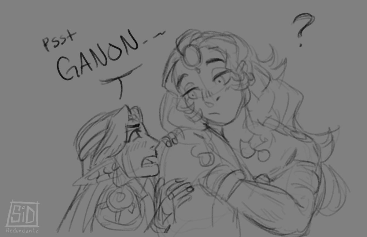 Tumblr ask:
I'm just picturing Zelda pointing and going "Him. That one." And when Gan looks around her its Link, covered in god-knows-what, trying to get his horse to eat an apple off his head.
"By the Goddess, you're right."
[ ancient loz au ] 