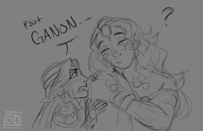 Tumblr  just picturing Zelda pointing and going "Him. That one." And when Gan looks around her its Link, covered in god-knows-what, trying to get his horse to eat an apple off his head."By the Goddess, you're right."[ ancient loz au ] 