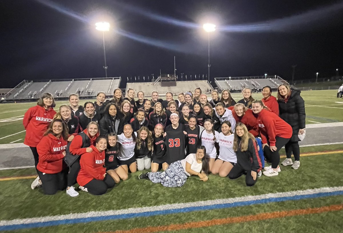 District 3 win at Dallastown! Proud to represent #33 Meghan Keeney on her Birthday. #WarwickStrong