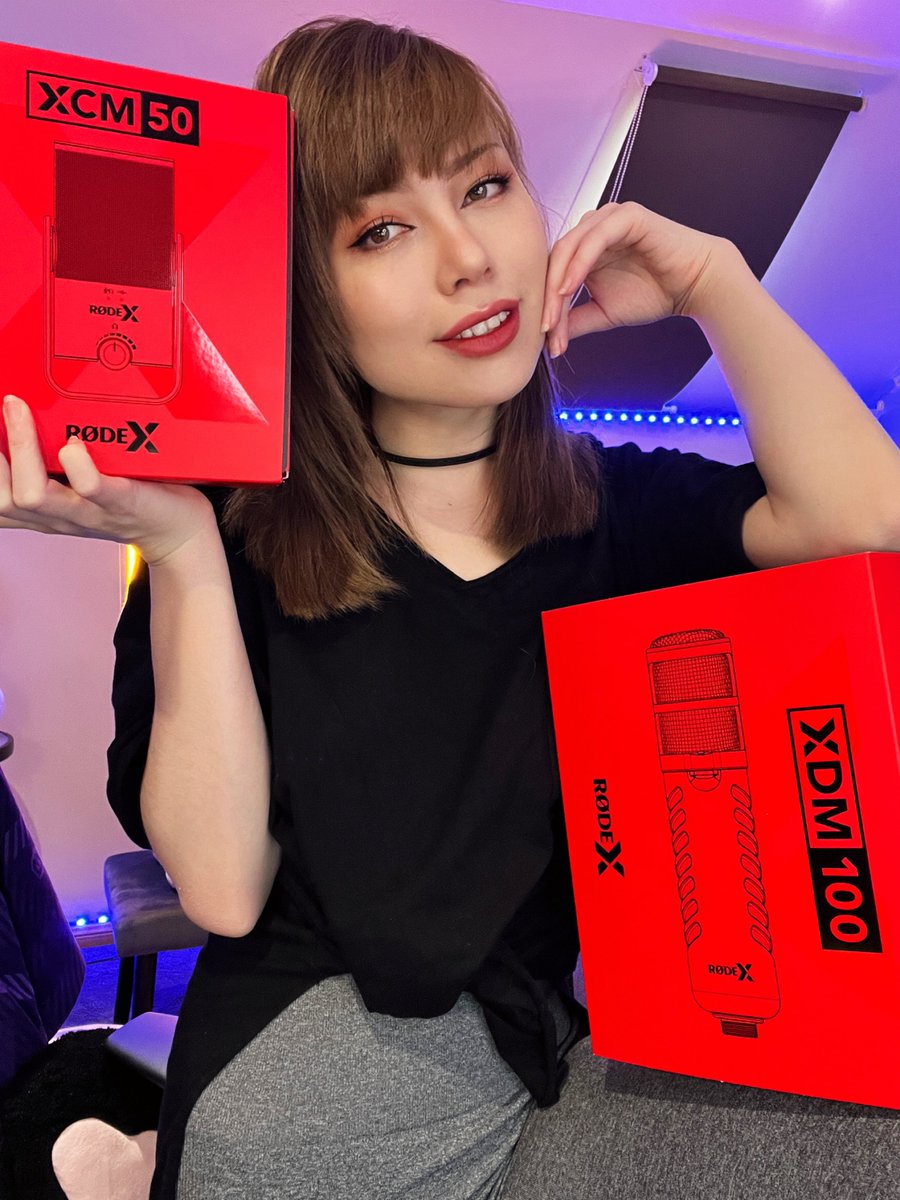 To celebrate the launch of #RØDEX I will be giving away the XCM50 &amp; the XDM100 on my stream today!

Big thank you to <a href="/rodemics/">RØDE</a> 

Which one do you want?
⭐️twitch.tv/livibee