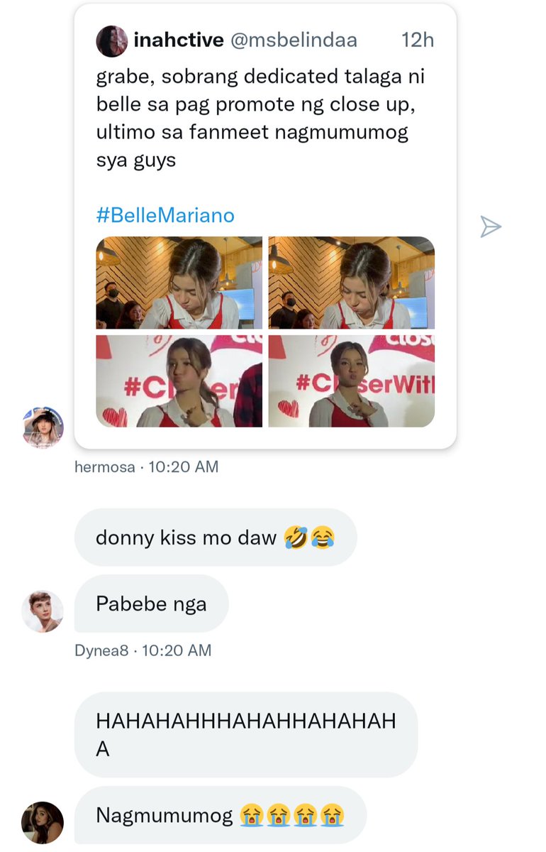 Youcanthide82's tweet photo. #DonBelle #DONBELLEmpire #Bubblies #DonnyPangilinan #BelleMariano https://t.co/91reGR0iDq
