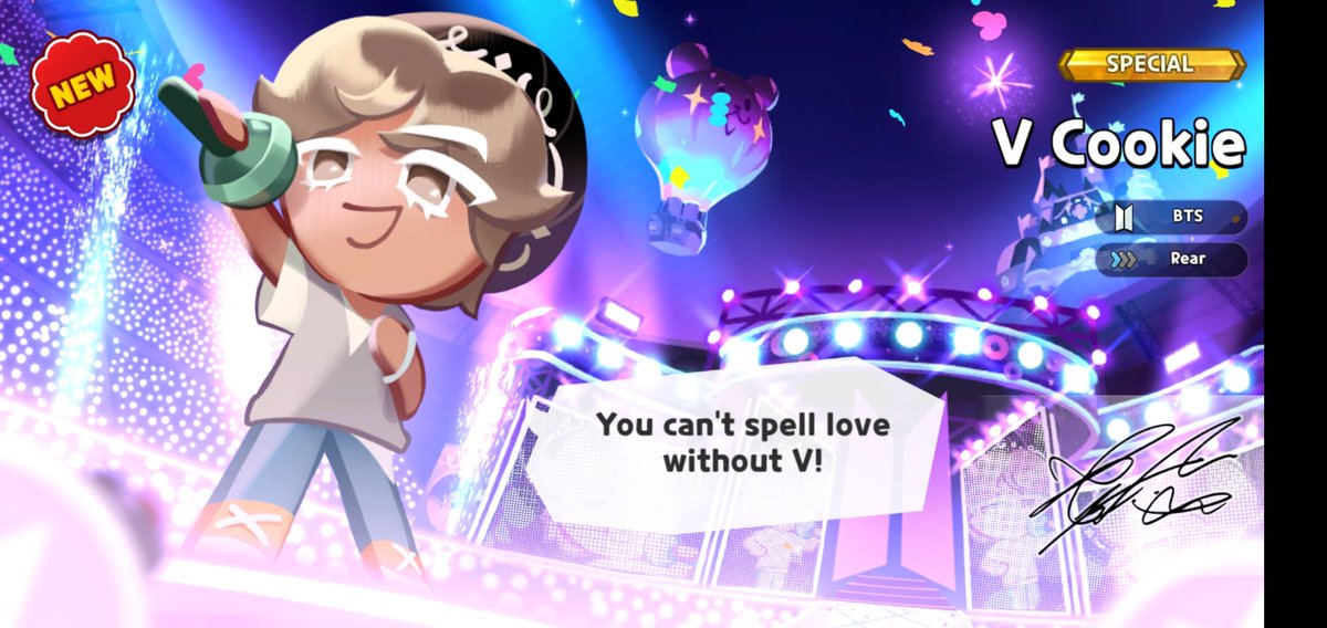 angeliedesu's tweet photo. SOMEONE CAME HOME AAAAHHHHHHH WELCOME HOME TAE #VCOOKIE #COOKIERUN #COOKIERUNKINGDOM #BTSCOOKIE https://t.co/iaVjuiVVIM