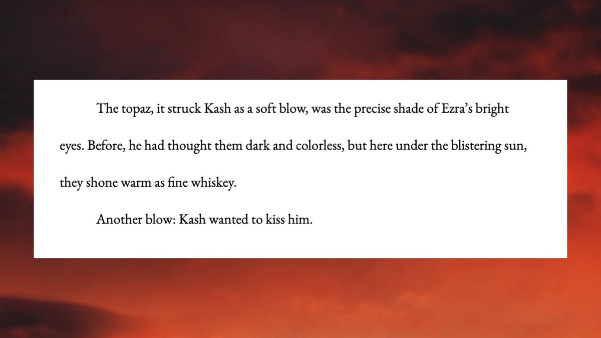 cassbeewrites's tweet image. 50k in the desert WIP rewrite for #FinishUrBookFall!

Feat. Kash's "Oh. OH." moment about his feelings for Ezra + them being sweet to each other?!? (for now)