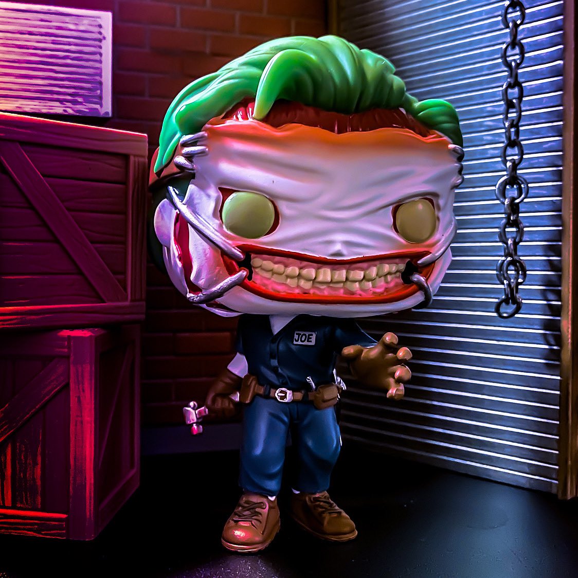 jonathan_buff's tweet image. Let’s Turn That Frown Upside Down

#funkophotoadaychallenge #funko #batman #thebatman #joker