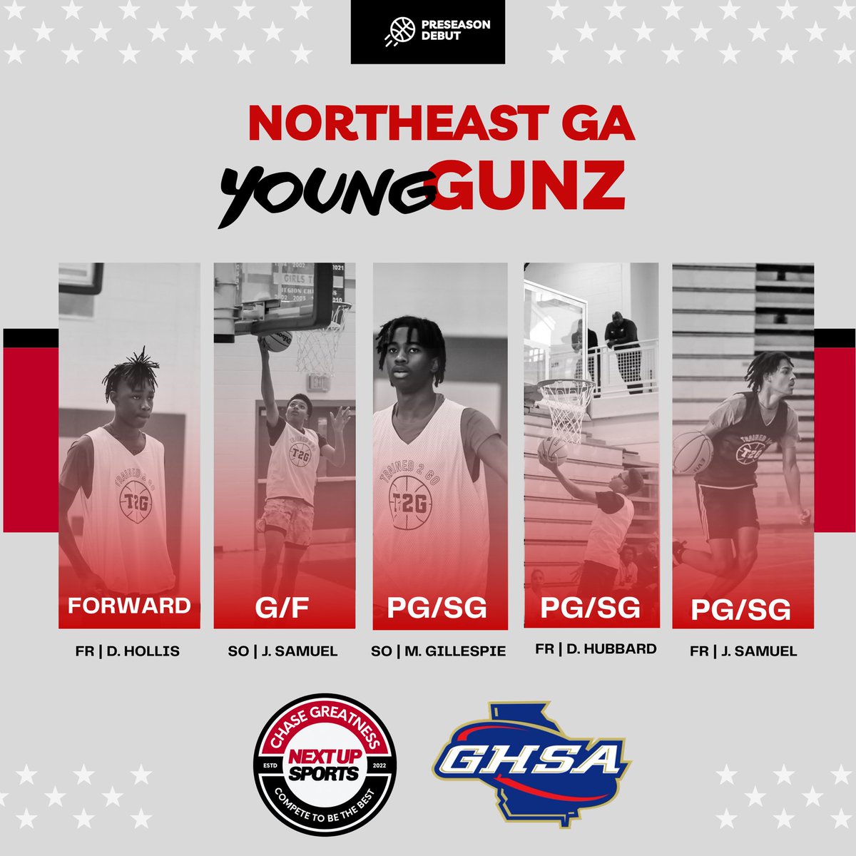 Look out for these underclassmen in the 2022-2023 season. 

Winder-Barrow: Jordon Samuel (So.) and Jerrin Samuel (Fr.) 

Cedar Shoals: DJ Hubbard (Fr.) and Daniel Hollis (Fr.)

Clarke Central: Marcus Gillespie (So.)