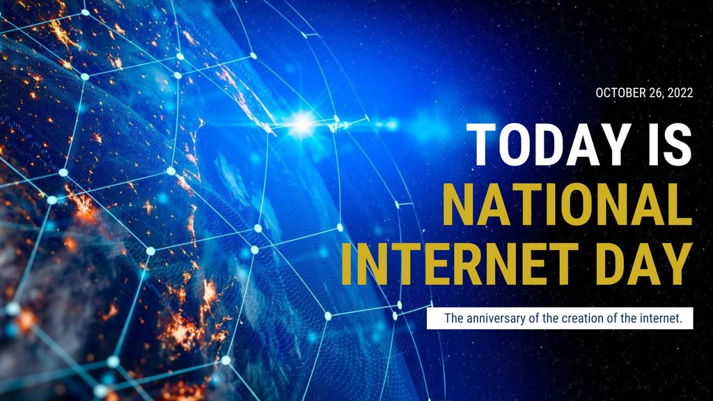 joshpeck's tweet photo. Learn more about the history of the internet: https://t.co/O05omgmiE1.

#online #security #cybersecurity #digital
#onlinemarketing #socialmedia #nationalinternetday #happyinterneting #internetday #truecode https://t.co/Id2YGov3uc
