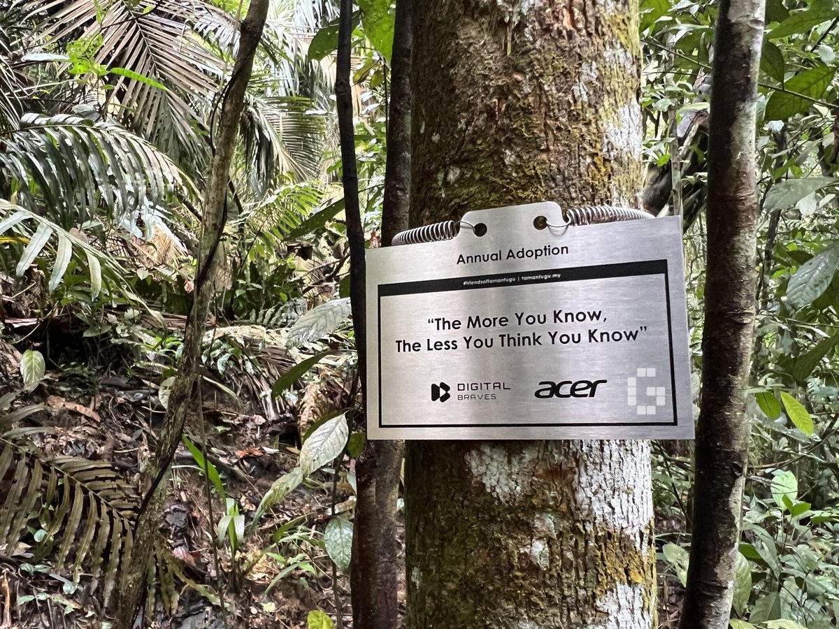GamerBraves's tweet photo. We've partnered up with @myacer_official in adopting a tree over at Taman Tugu! Thank you for allowing us to be part of such a meaningful initiative! #TamanTugu #Acer #TreeAdoption https://t.co/2p6sdusula