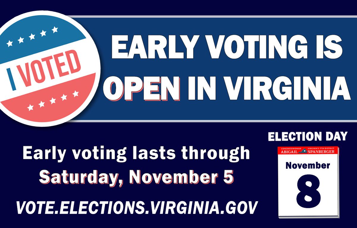 10 DAYS LEFT until early voting ends! 🗳️ In-person early voting is a great opportunity to cast your ballot without having to fit voting into your schedule on Election Day.