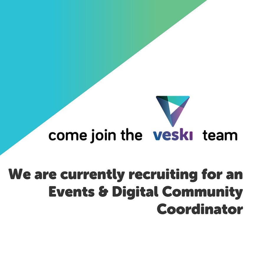 There is still time to Apply to join the #veski team to deliver exceptional events and create an inclusive environment for our #ConnectedCommunity members to thrive. We are looking for enthusiastic individuals excited by events and community engagement. bit.ly/3EKRXlA