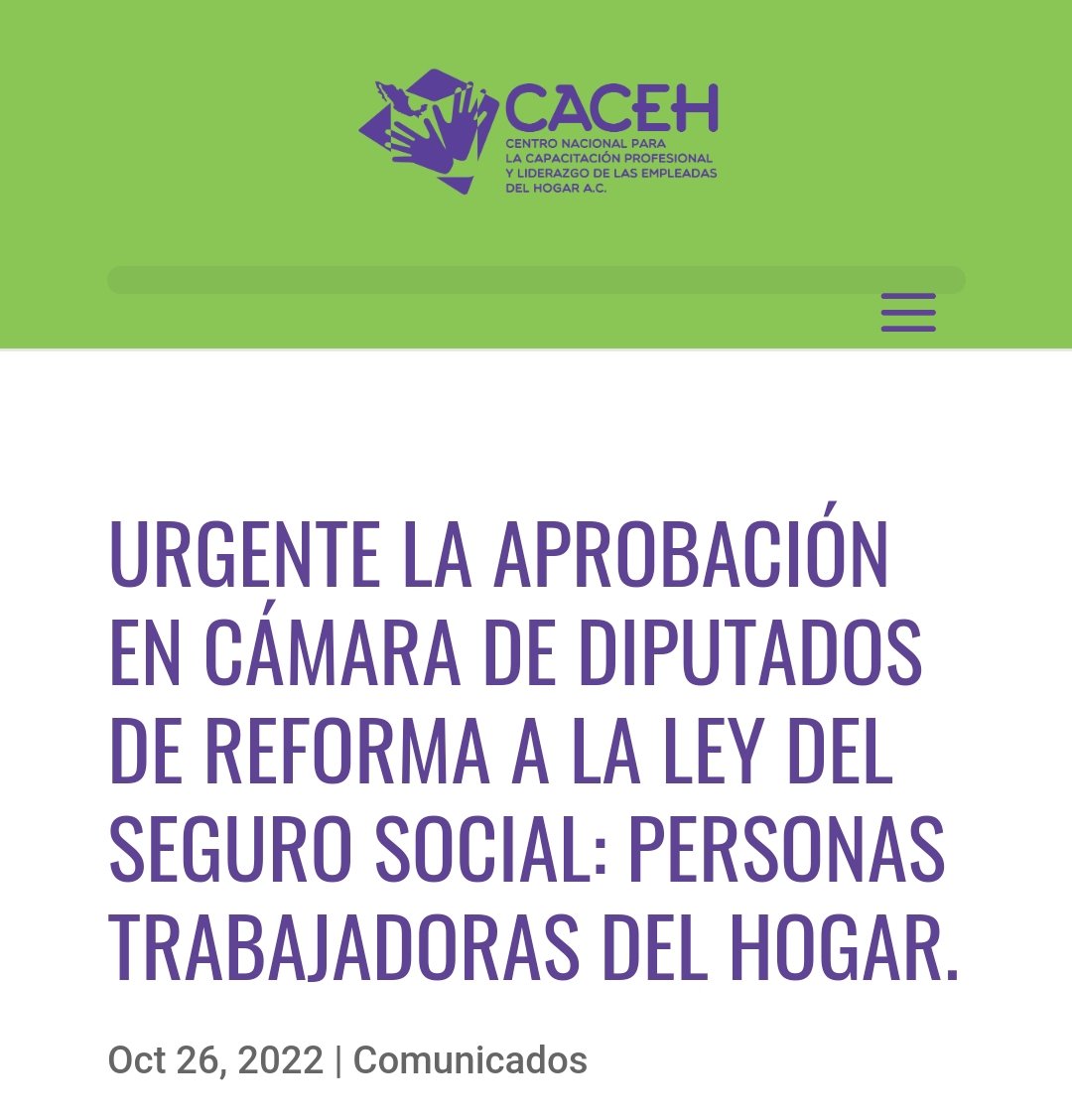 CACEH Nacional tweet media