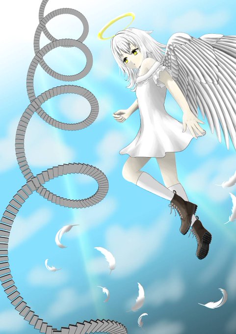 螺旋階段のtwitterイラスト検索結果