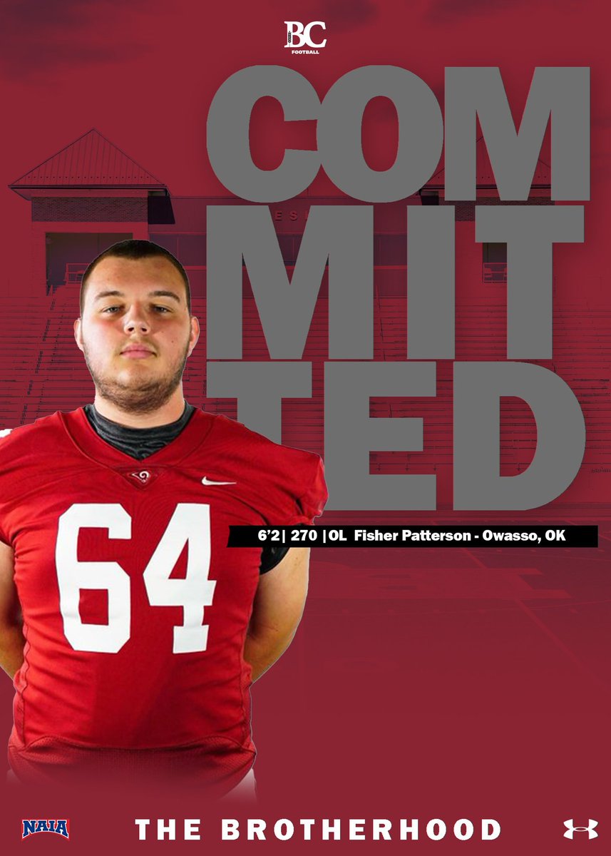 After a great weekend in Kansas I am happy to announce I am 100% committed to becoming a Thresher. I want to thank everyone who helped me along the way. @CoachGrider_BC <a href="/CoachMorsey/">Justin Morsey</a> <a href="/basscaddycpatt/">Chris Patterson</a> <a href="/CoachBBlank/">Bill Blankenship</a> <a href="/CoachStokesBC/">AB Stokes</a> <a href="/Threshers_FB/">Bethel College FB</a>. Roll On!