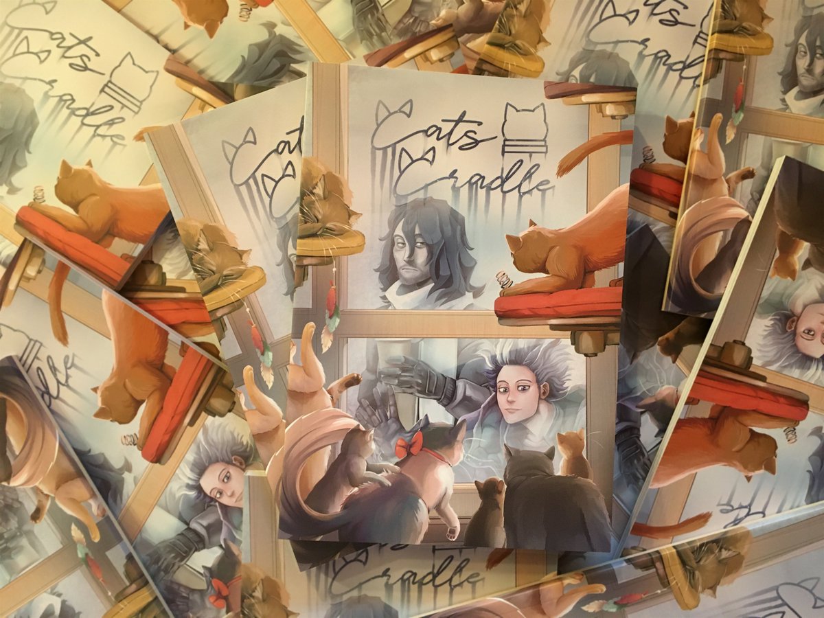 catscradlezine's tweet photo. Zines arrived!

A lengthy customs stay followed by a quick land jaunt, and here they are!

Change of address and stretch goal forms will be open until Friday, and I hope to have everything shipped out by Tuesday next week!  

Look out for more updates, Cat's Cradle coming soon! https://t.co/tW8SAdwlcR