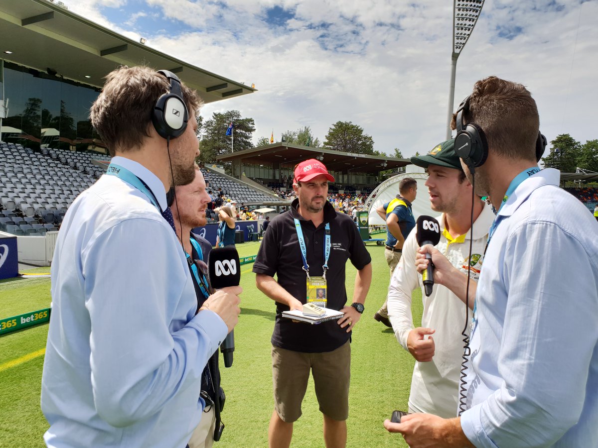 BMcSport's tweet photo. So, the obligatory 'I have news' tweet:

I'm finishing up with @abccanberra &amp; @abcsport tomorrow after 4½ years in this current role and an association that stretches back nearly a decade.

I'm starting a pretty cool new chapter in a few weeks - but it's been a lot of fun.. https://t.co/p2pgX5Hqrp