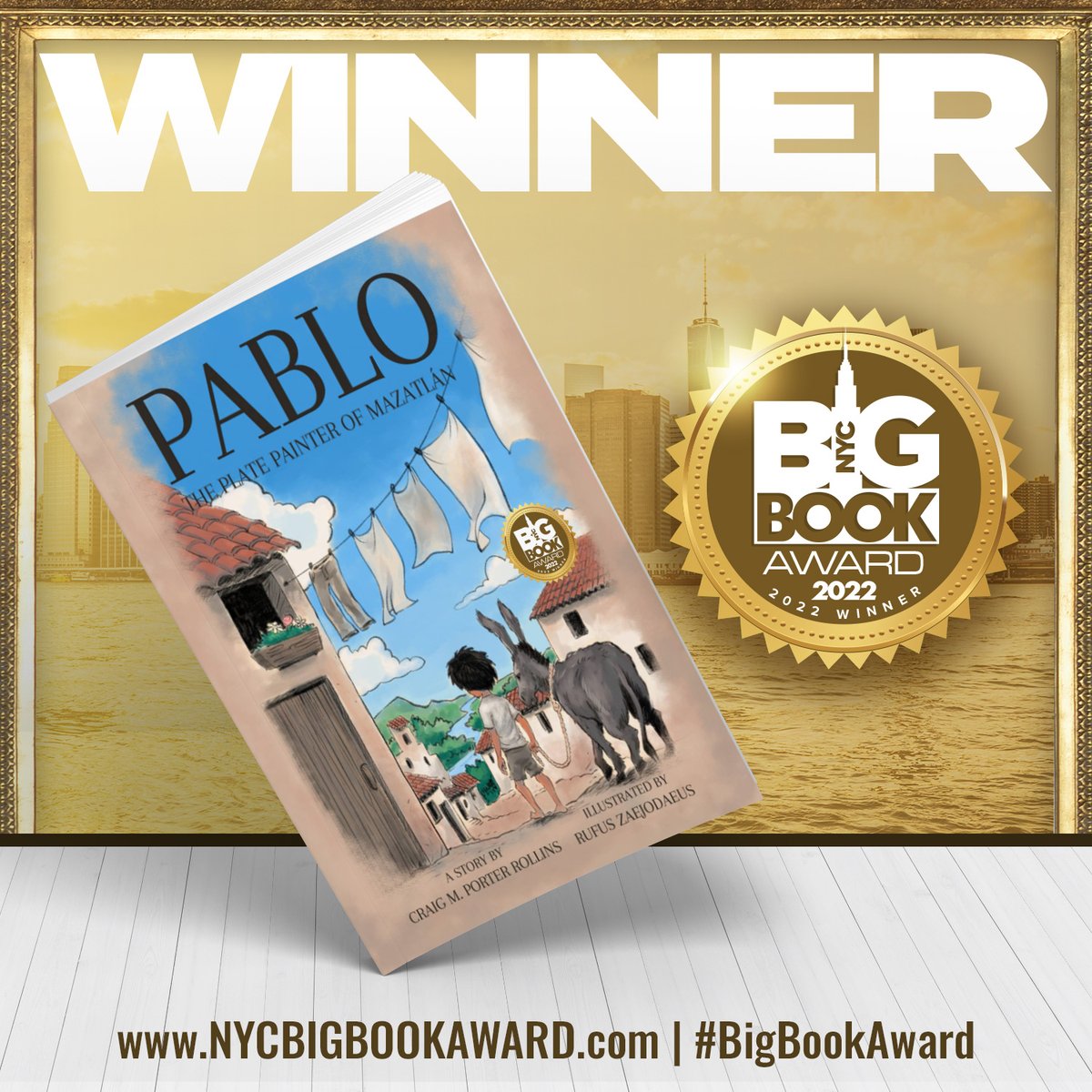 GabbyBookAwards's tweet photo. Pablo loves to draw &amp; paint. A painter teaches young Pablo how to become a great painter.
Pablo: The Plate Painter of Mazatlan by Craig Morgan Porter Rollins and Rufus ZaeJoDaeus https://t.co/U6CuGms9nS @AGoodIDo #ChildrensBooks #Inspiration #2022NYCBBA #GabbyBookAwards #booktwt https://t.co/8OFyvr4YPc