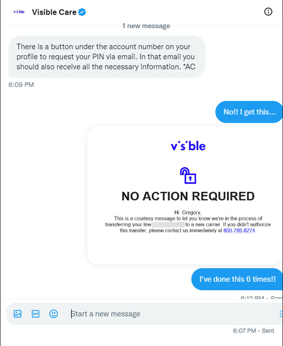 greglrhodes's tweet photo. @visiblecare @Visible @Verizon WORST EXPERIENCE EVER!!!! 9 HOURS WASTED YESTERDAY / 5 AND COUNTING TODAY!! HELP ME TELL THE PEOPLE @KPRC2BillS https://t.co/0hR6oriLmu