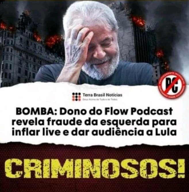 Praticar crimes é o oxigênio do Molusco e do PT!