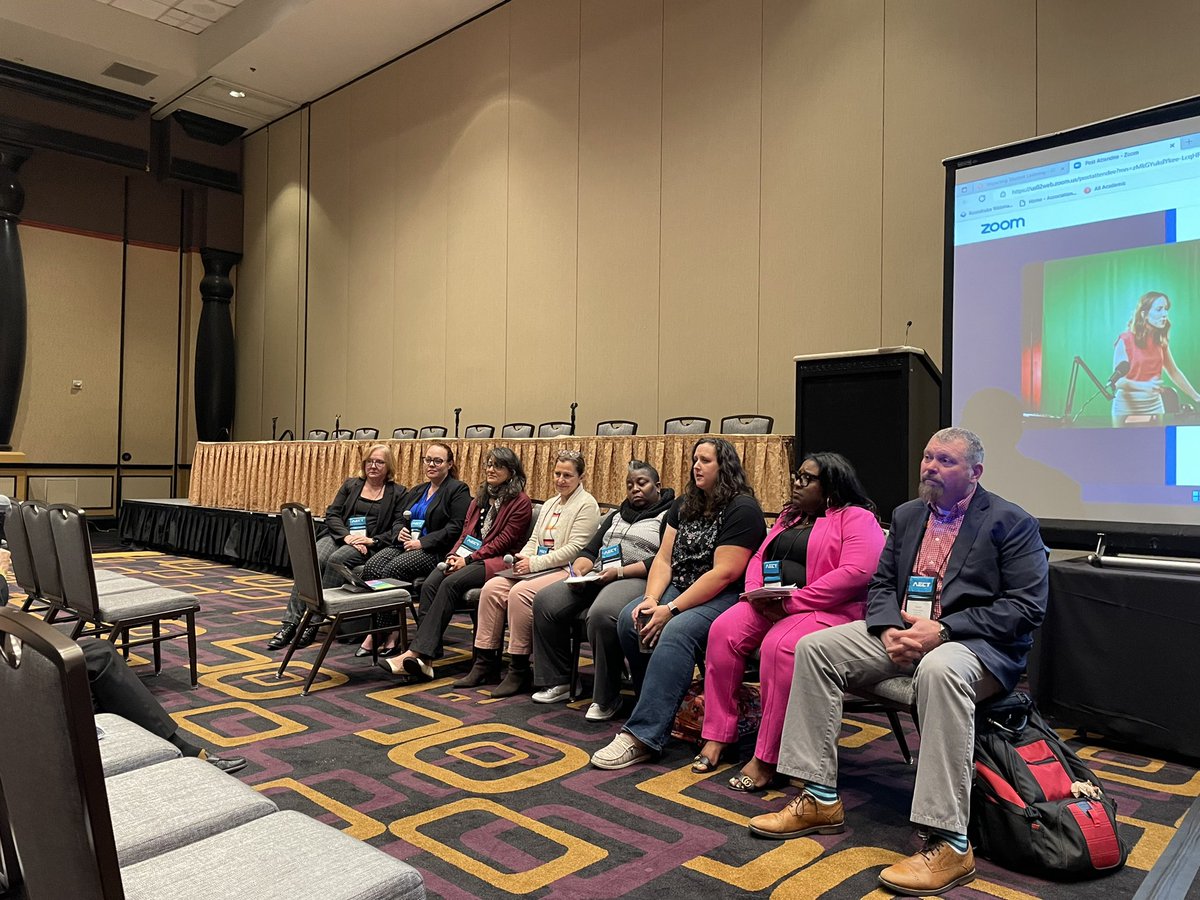 HigherEdHerm's tweet image. Thanks to a reframe from @camille_dd our panel on Using Systems Thinking to Promote Social Justice we’re leaving this #AECT22 session with a different perspective on what comes first @AECT