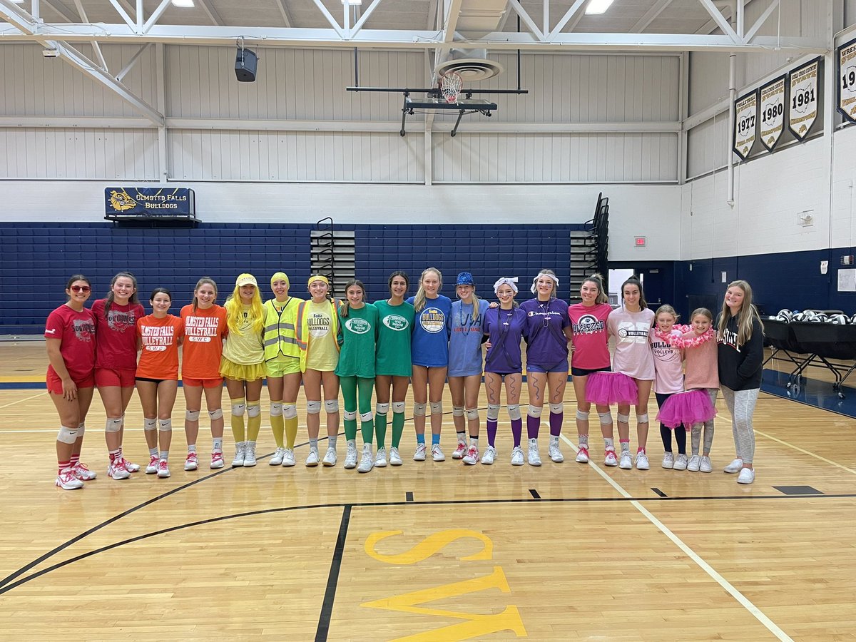 Today’s theme: Rainbow. Good luck to these girls who play Medina Highland tomorrow in the District Finals at 7pm @ Valley Forge HS. This is only the 3rd time that the program has reached the finals since 2008 (state title team), the last one being the Elite 8 team in 2020.