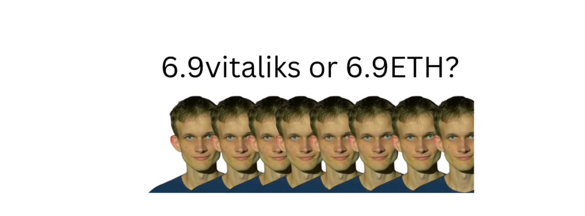 6POINT9ETH's tweet photo. Hey @VitalikButerin 

Have a question for you...

#6.9ETH #6.9

$6.9ETH https://t.co/kCpimSuVfL