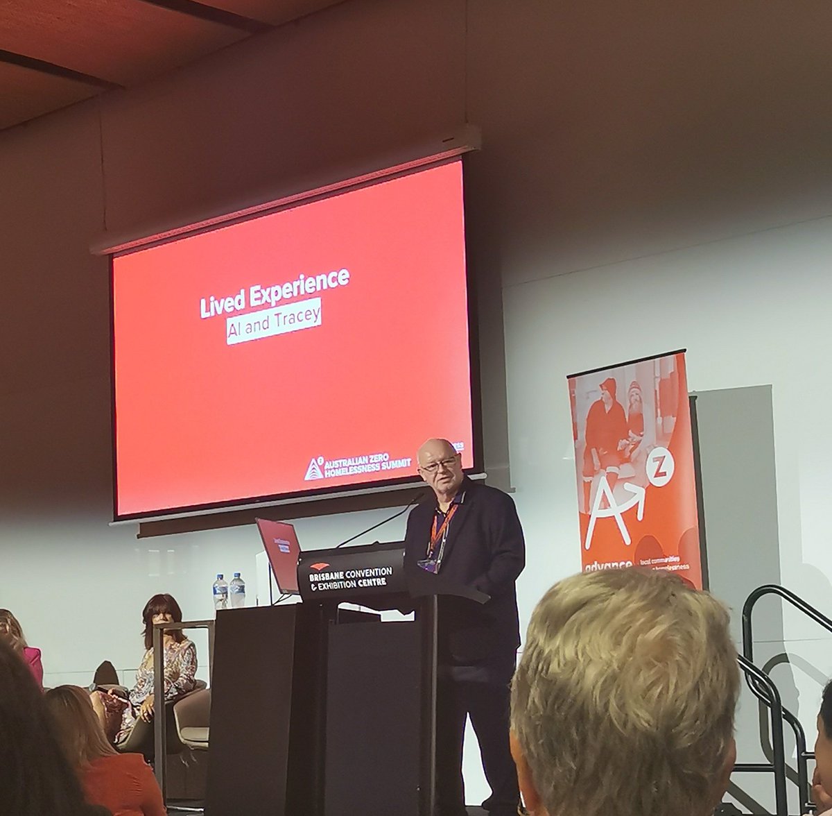 "we need to stop calling it charity and get back to basic humanity. Getting to know your neighbours, connecting with them and checking in on them- we could prevent people from hitting rock bottom" - the amazing Big Al #ZeroSummit22 #HomelessnessIsSolvable <a href="/AAEH0/">Australian Alliance to End Homelessness</a>
