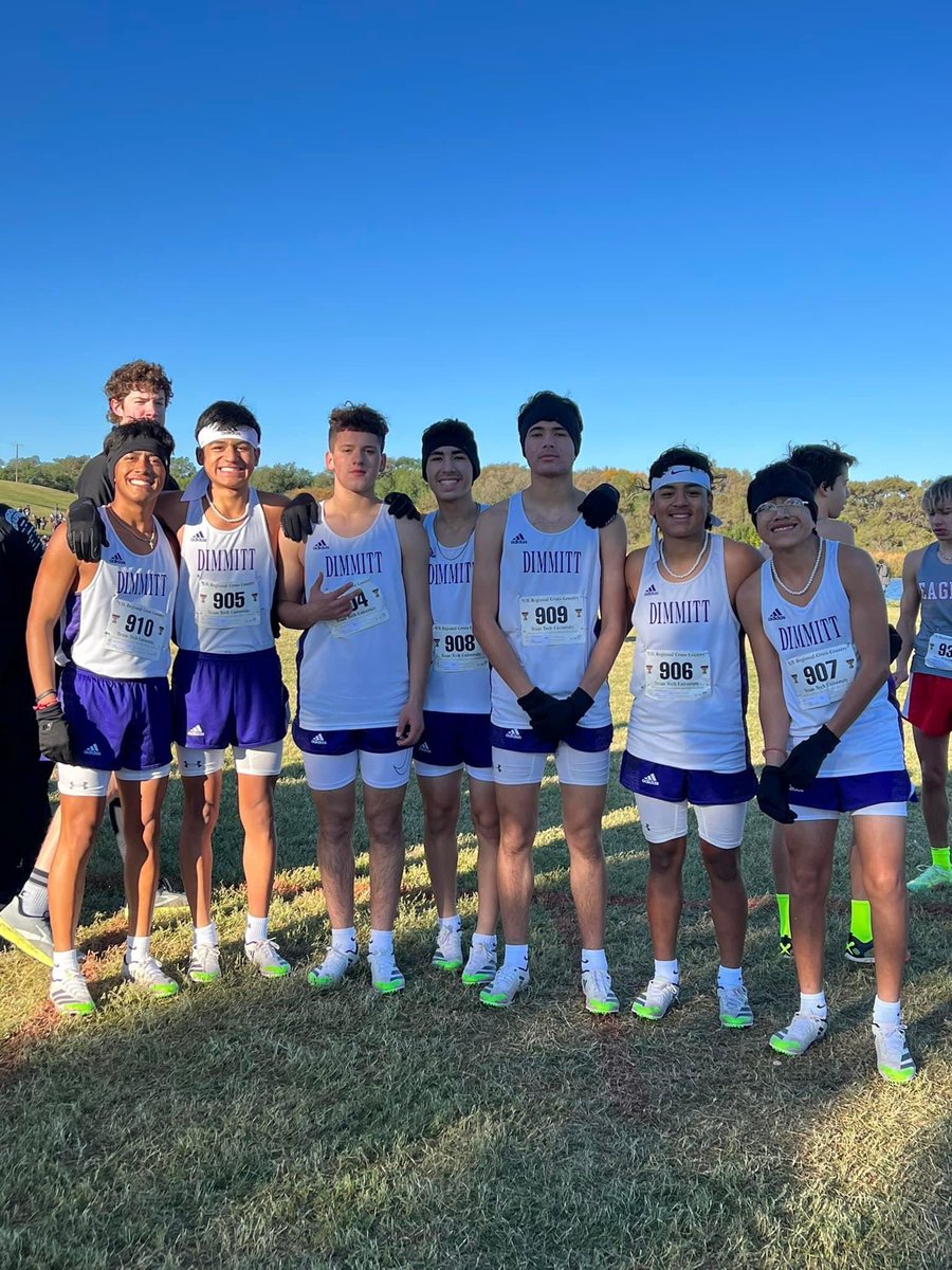 2022 Regional Meet Results 

Varsity Boys - 8th out of 24 teams 🏅
Azariah Gonzalez - 4th🏅🚨 STATE QUALIFIER 🚨
David Fuentes - 23rd
Xayvion Gonzalez - 47th
Erick Lopez - 59th
Emiliano Peralta - 99th
Lizandro Rocha - 109th
Arnoldo Ogaz - 111th
Out of 170 runners

#wearedimmittxc
