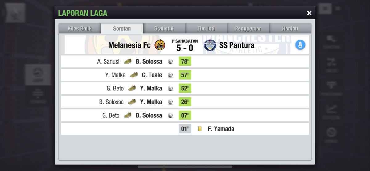 Melanesia_FC's tweet photo. @LTEILeagueCup 
Ronde 2
@Melanesia_FC vs @ss_pantura 
5-0

#LLC7 https://t.co/WKgNw6OxfR
