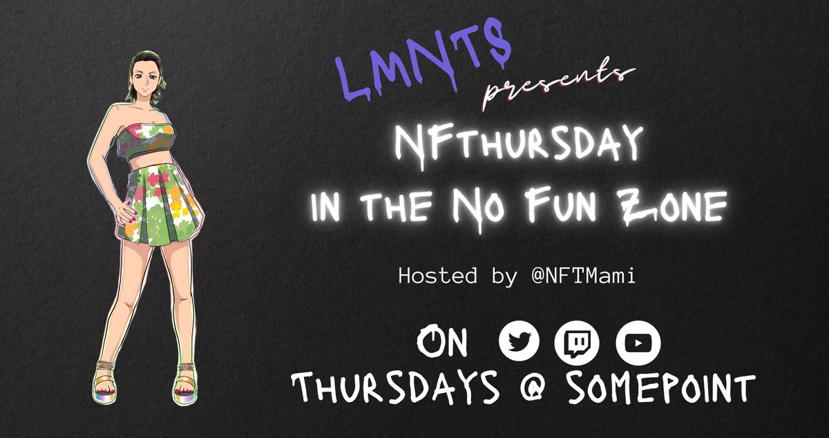 NFTMami's tweet photo. Tomorrow @nofunzonexyz's NonFungible Thursdays comeback with the famous 

👑@MargaretLink, VP of Ops at @Dequency_io 

🎶Get the Alpha on whats the latest in web3 Music

Tune in, and subscribe to always be up to date: https://t.co/Y2FFDNQs3T https://t.co/HFtuejhVnP