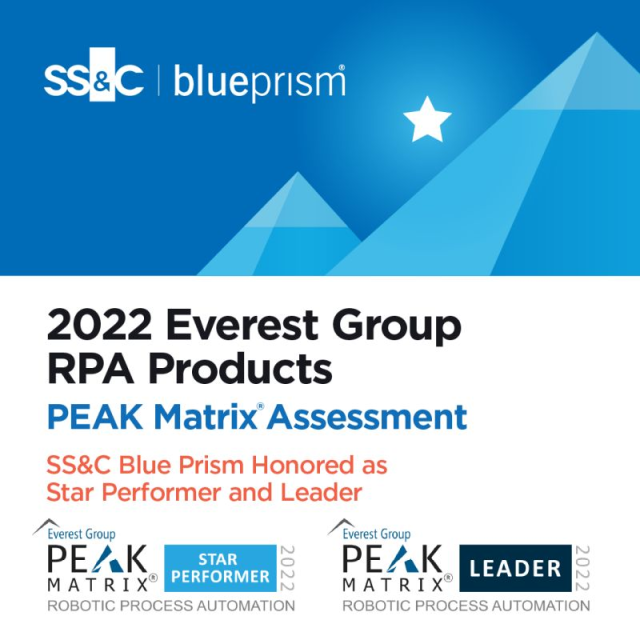 TanEdina's tweet photo. 🎉 We're excited to announce that we have not only been positioned as a Leader for the 5th year in a row, but we are also a Star Performer in the Everest Group Robotic Process Automation (RPA) PEAK Matrix® Assessment! #thinkbigger #intelligentautomation... https://t.co/4SiLLN02os https://t.co/PRp3a5lP2c