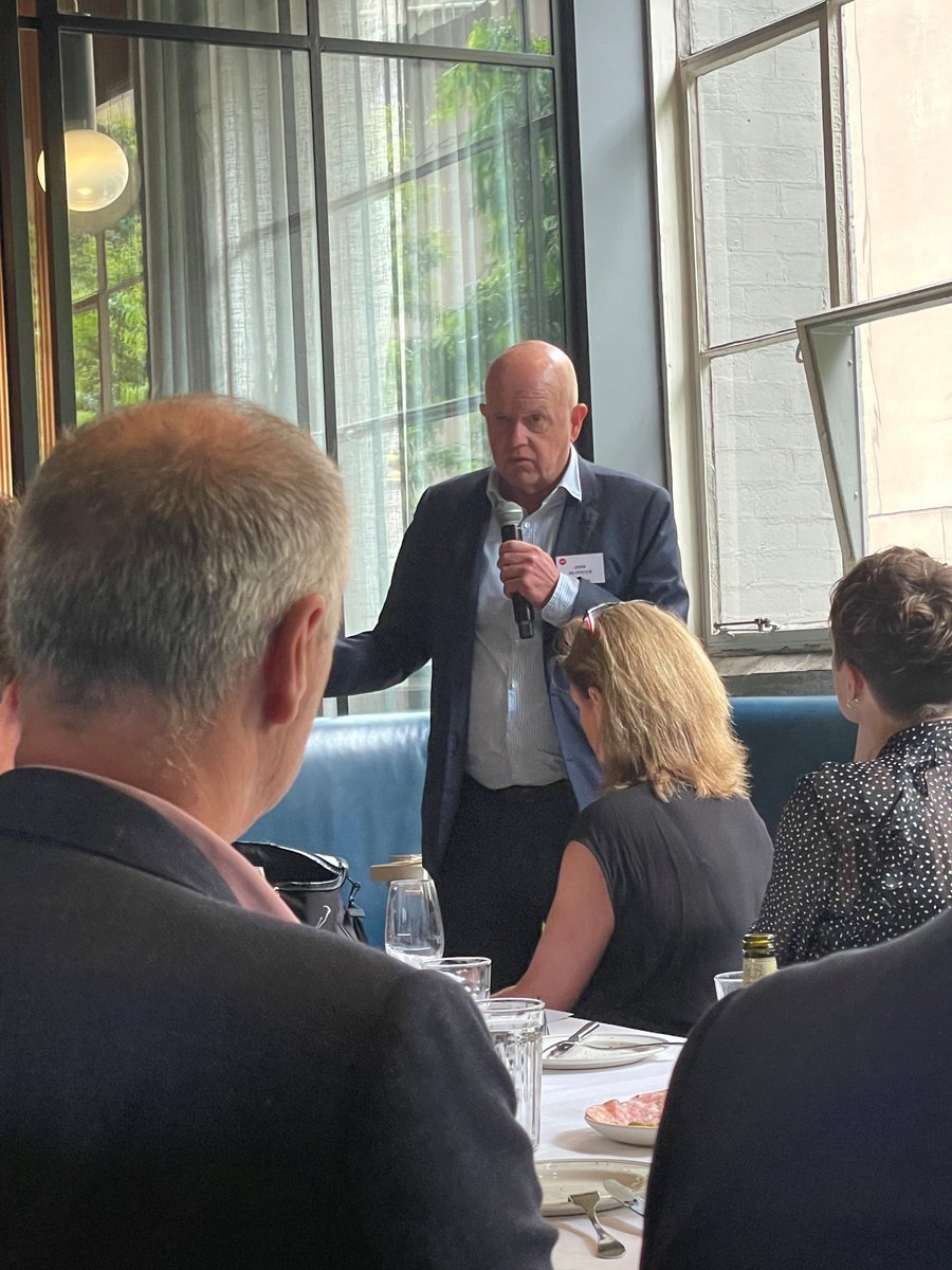 PRPAustralasia's tweet photo. The first of our 2022/2023 Industry lunches was held in Melbourne yesterday. Our guests enjoyed a post Covid get-together, great food, and a very entertaining session of story telling by "Sly of the Underworld" (John Silvester of Underbelly fame) https://t.co/r6lVA1bAB2