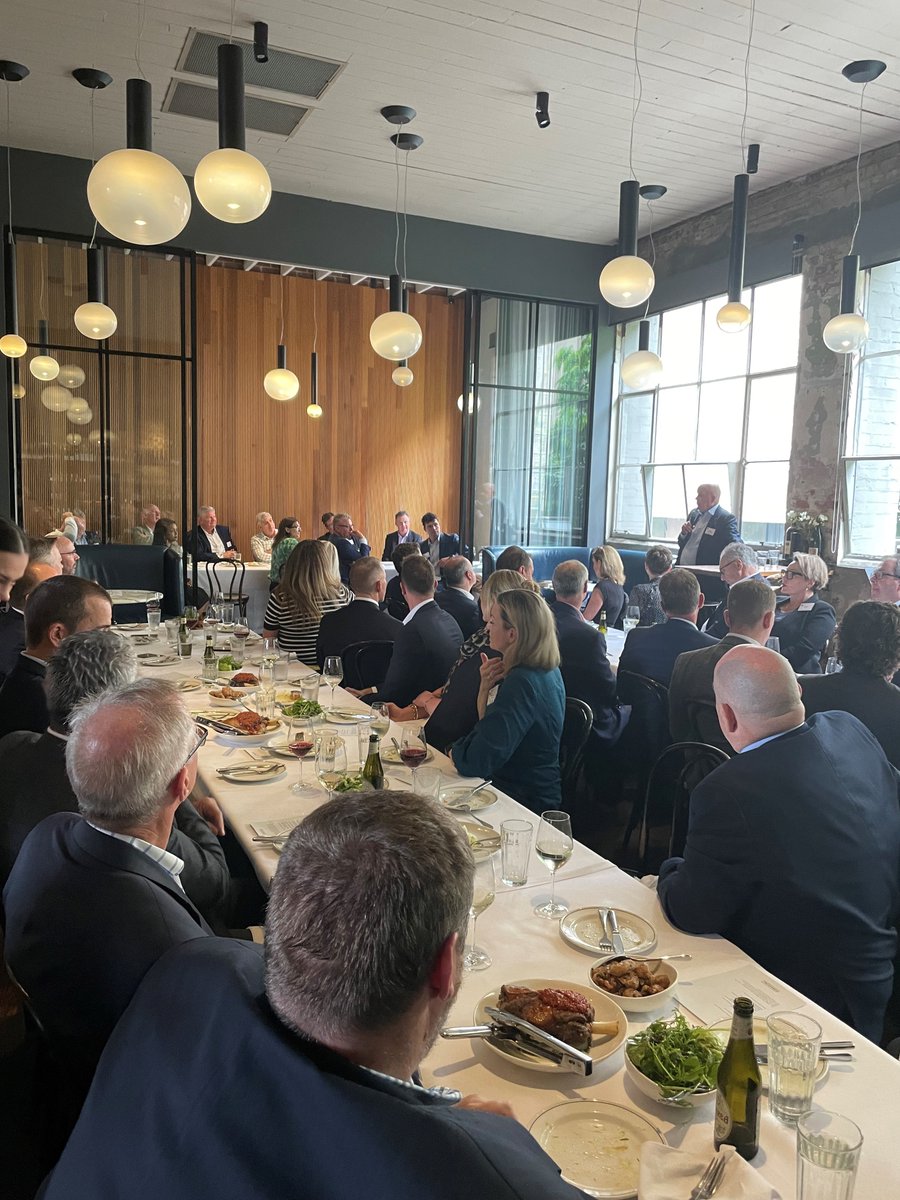 PRPAustralasia's tweet photo. The first of our 2022/2023 Industry lunches was held in Melbourne yesterday. Our guests enjoyed a post Covid get-together, great food, and a very entertaining session of story telling by "Sly of the Underworld" (John Silvester of Underbelly fame) https://t.co/r6lVA1bAB2