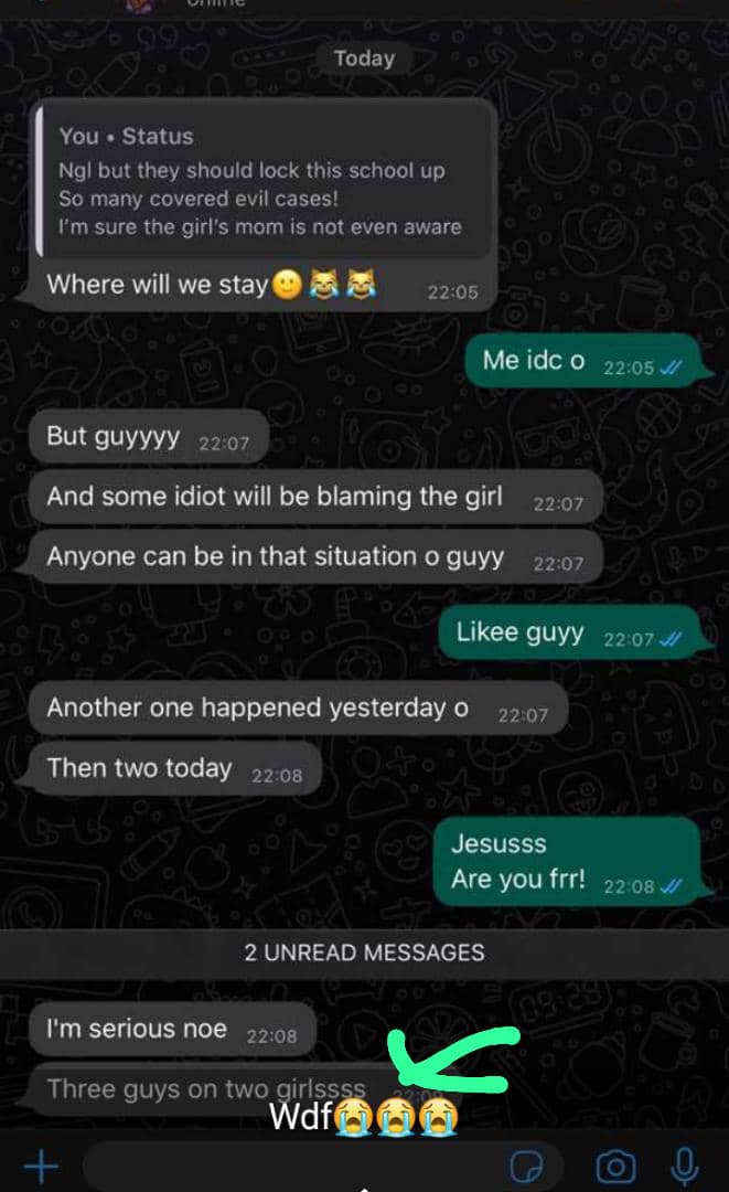 Casting_adeleke's tweet photo. Shey ti ma gbo?
True or not, I dunno
But if it's true then this is really fucked up
@davido #rape #saynotorape #ELONMUSK #WhatsApp #WhatsAppDown #BLACKPINK #castingadeleke https://t.co/0j5okqGWPn