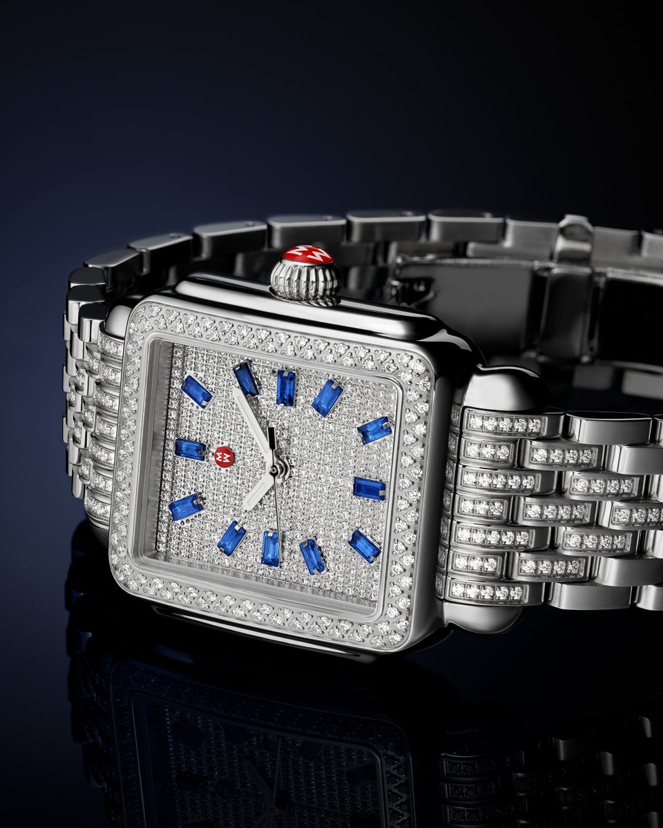 Our most dazzling Deco yet! 💎
Introducing the Limited Edition Deco Diamond Pave Sapphire watch. 

Tap: bit.ly/3snJLQW to shop one of only 50 pieces made.