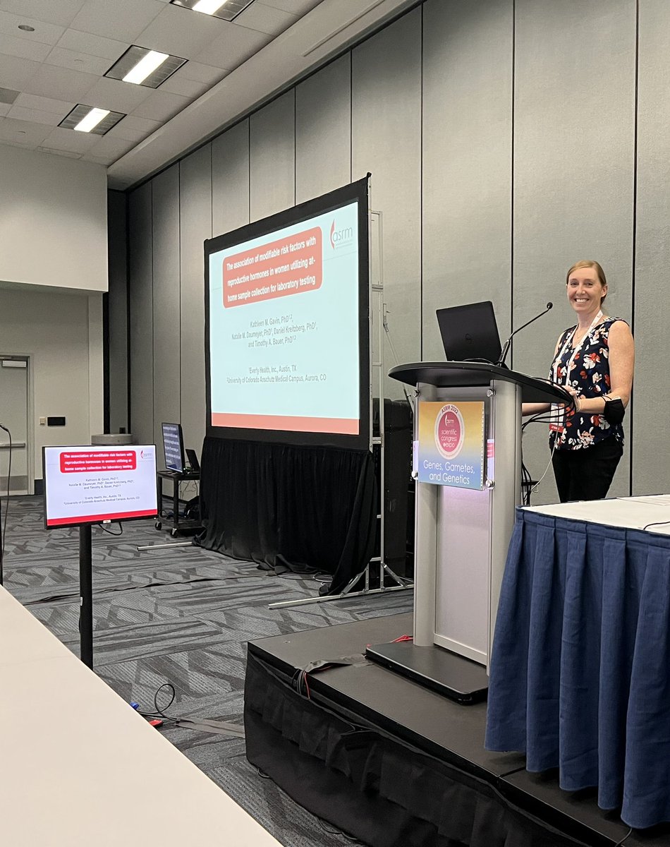 Kath_Gavin's tweet photo. Although I’ve studied women’s health for over 10 years I’ve never attended @ReprodMed…until this year! I was impressed with the breadth and quality of the content and felt lucky to be able to have the opportunity present our work! #ASRM2022   1/ https://t.co/7FErCuaO8j