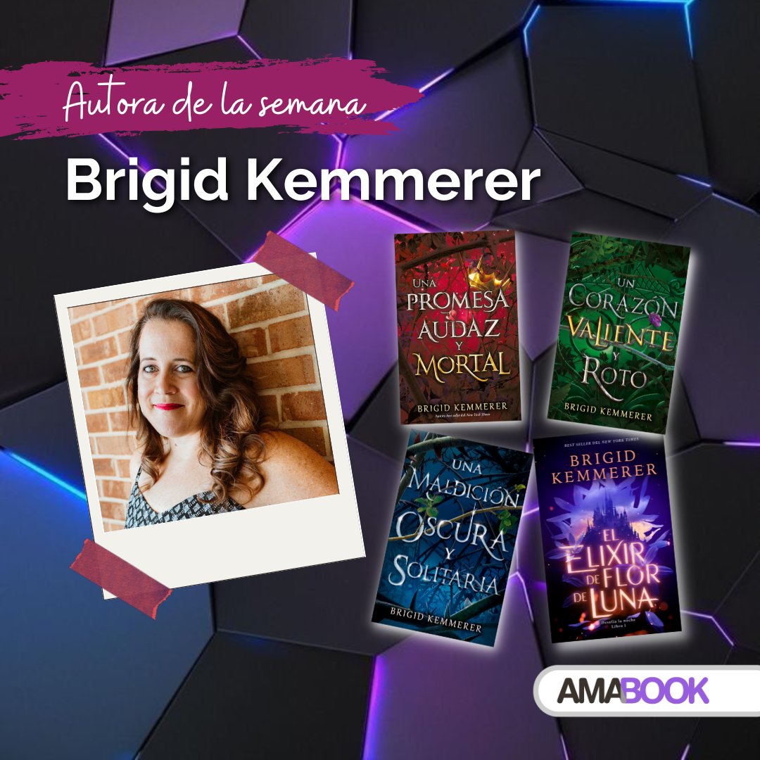 AmabookMex's tweet photo. 📚La autora de la semana es @BrigidKemmerer , descubre su nuevo libro #UnaPromesaAudazyMortal, última entrega de la trilogía #CurseBreakers y su nuevo libro #ElElixirDeFlorDeLuna 📚
 
🟣¡Adquiérelos ya! 👉 https://t.co/AjTasUetPX

#AutorDeLaSemana #BestBooks #Ambook #author https://t.co/ynBaZ7Mbqx