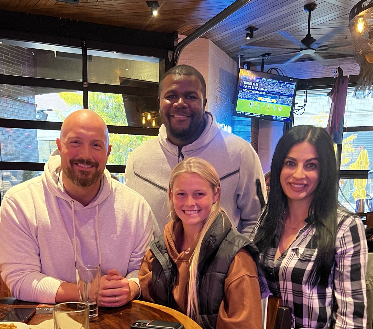 Spent time with <a href="/brookeotto_/">Brooke Otto</a> laughing at all of <a href="/CJ1two/">Cardale Jones</a> college stories and thrilled she is part of the @tentalentsnil team! #ohiostatesoccer #nil #tentalents