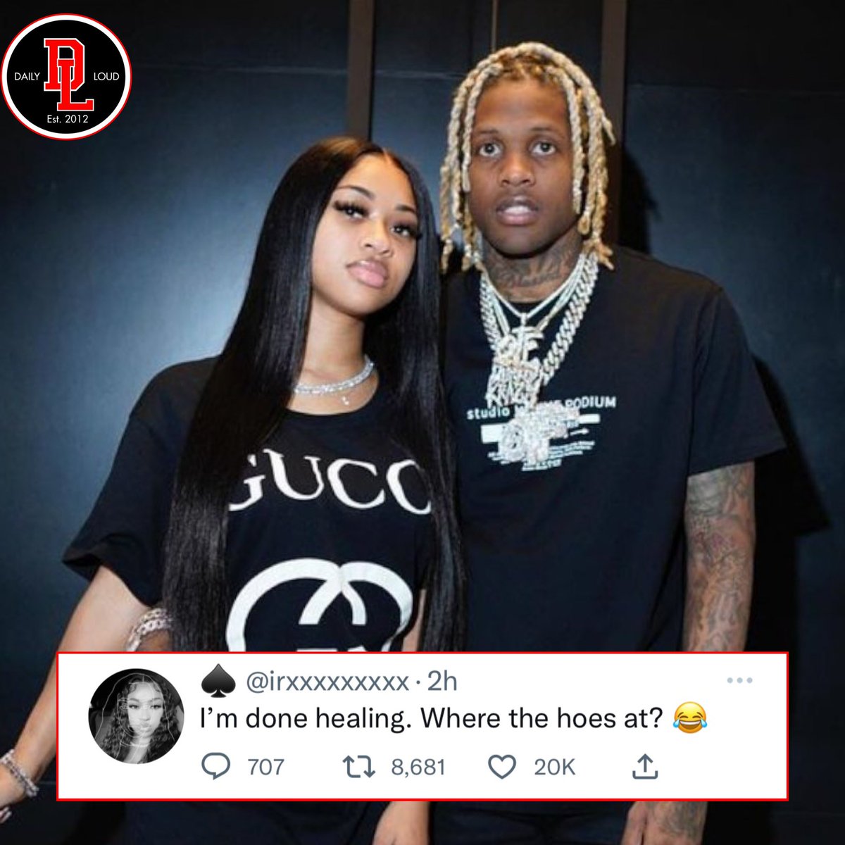 DailyLoud's tweet image. Lil Durk’s ex India Royale says she is done healing and is ready to be back in the streets‼️🤯