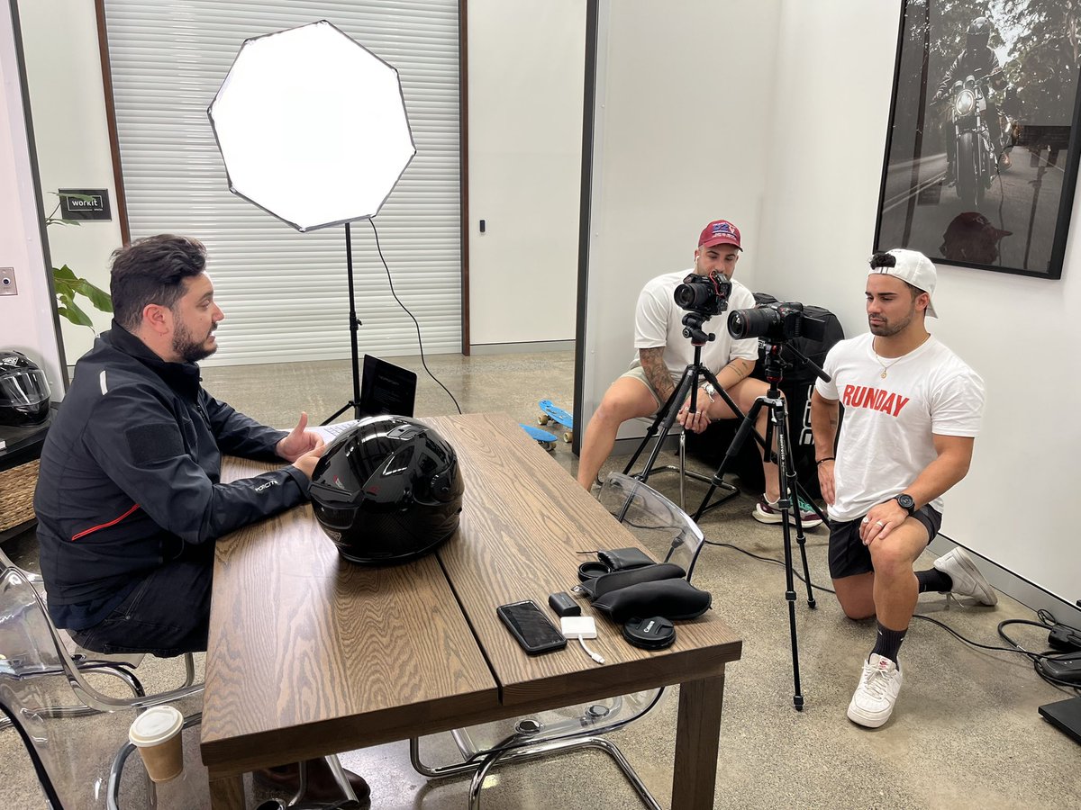 Filming our next investor update. Watch this space Forcite Shareholders.